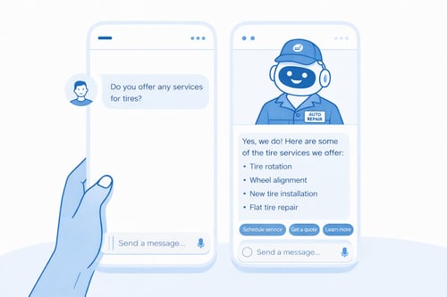 ChatGPT ads conversation mockup