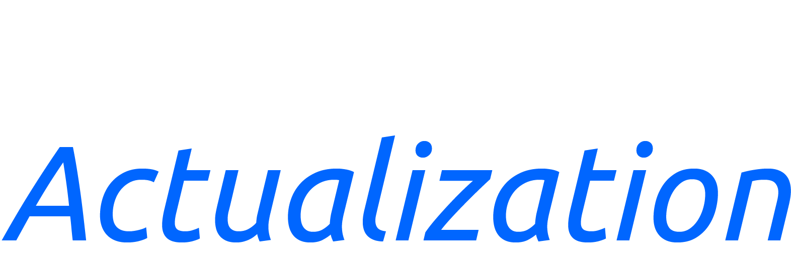 Stacked White & Blue Logo