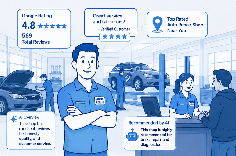 What Is a Google Review Worth to an Auto Repair Shop?