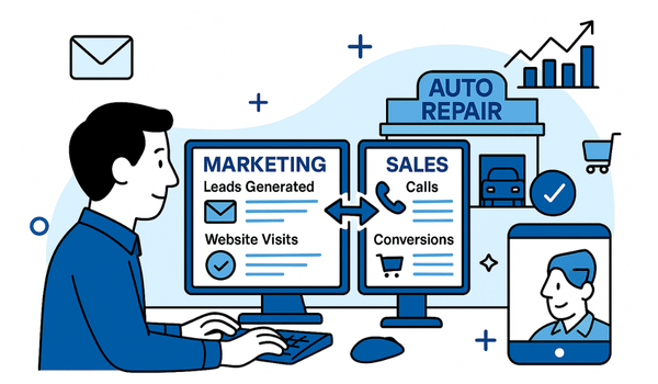 Connecting Sales & Marketing For Auto Shop Growth